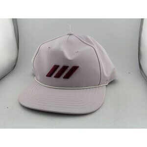 NEW - Adidas Women's Golf 5 Panel Rope Hat Red & White